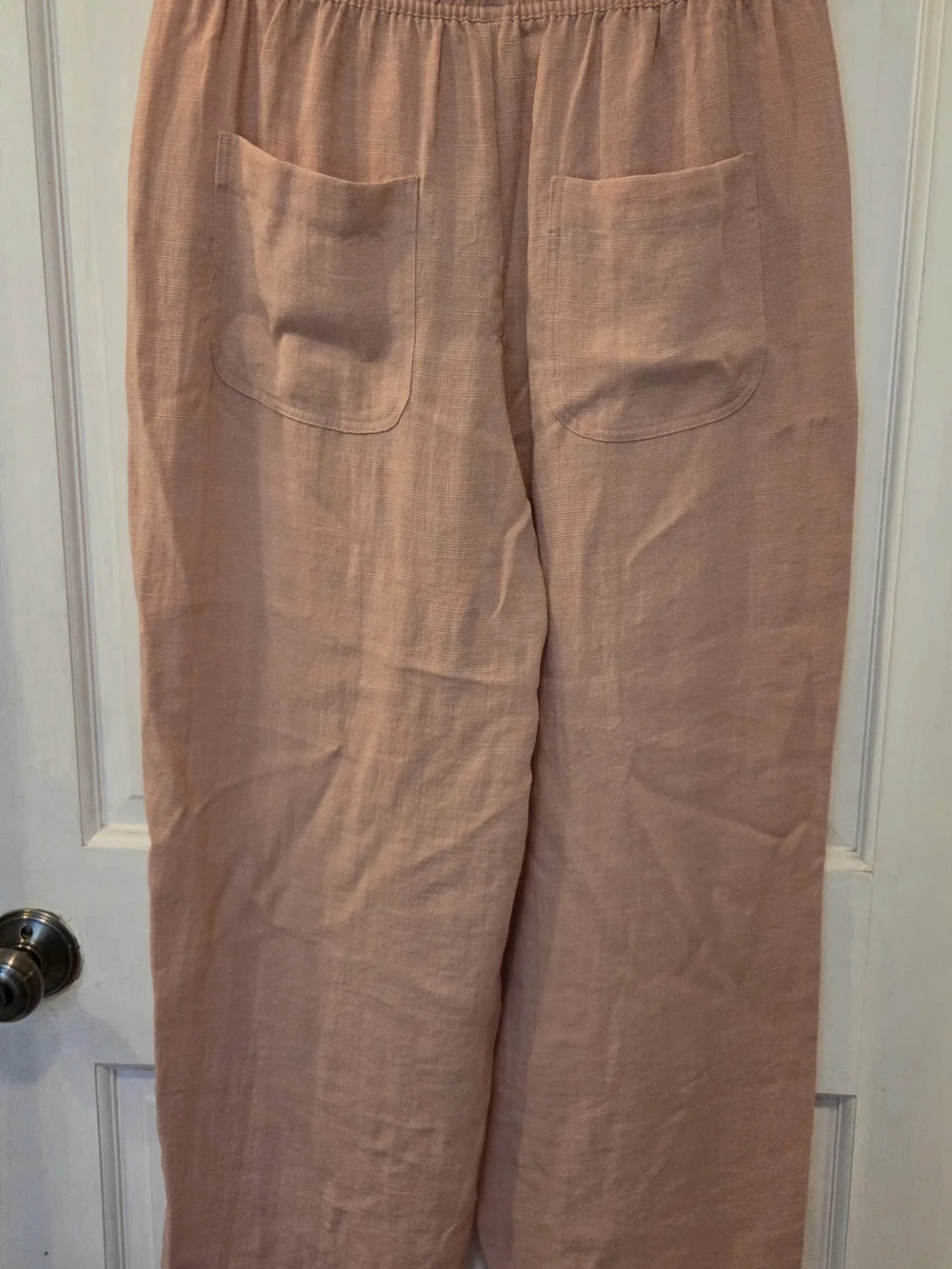 NWT Zara Pink Drawstring Pants Size Medium